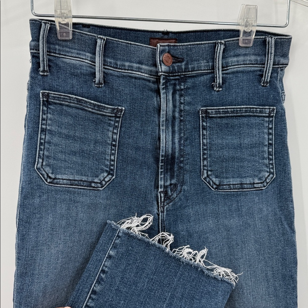 MOTHER Blue Ankle & Cropped Jeans